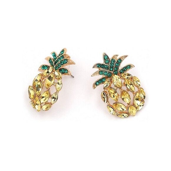 NEW! Dainty “Waikiki” Pineapple Stud Earrings 🍍 - Picture 10 of 12